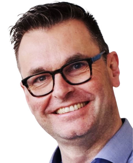 Portrait of Dr. Christophe Bruggeman, Deputy Director-General at SCK CEN and key figure at SNETP, expert on SMRs, Gen IV reactors and radioactive waste strategies
