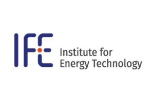 Logo of IFE – Institute for Energy Technology, leading nuclear research institute in Norway